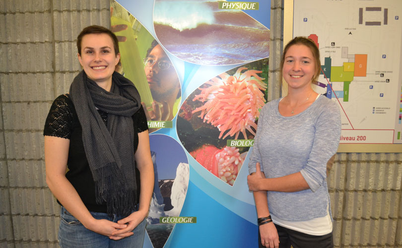 Tamara Provencher et Émilie Simard sont étudiantes à la maîtrise en océanographie.