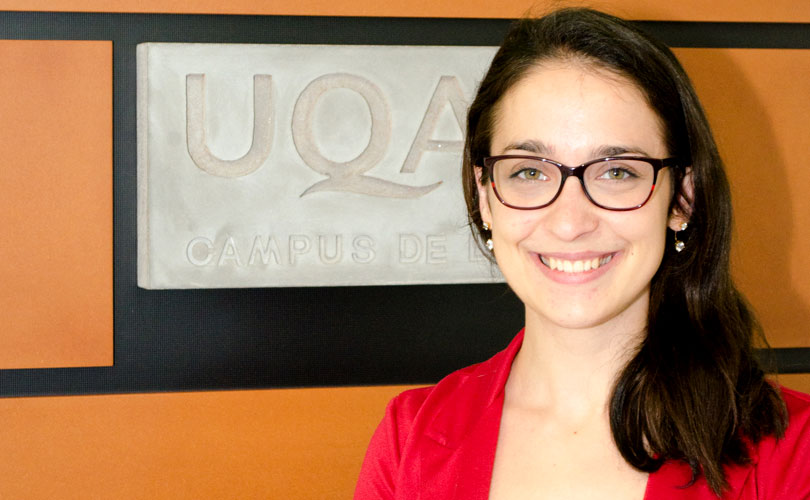 Alexandra Auclair est candidate au doctorat en éducation. (Photo : Guillaume Boutin)