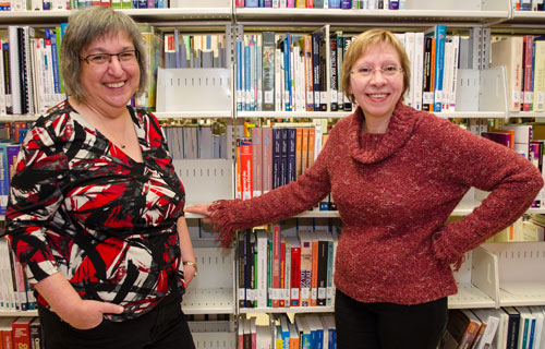 Les professeures Cécile Cormier (UQAR) et Bernadette Dallaire (UL).