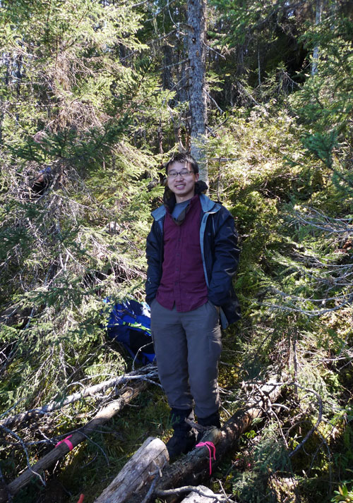 Feng Wang est diplômé au doctorat en biologie. (Photo : Étienne Boucher)