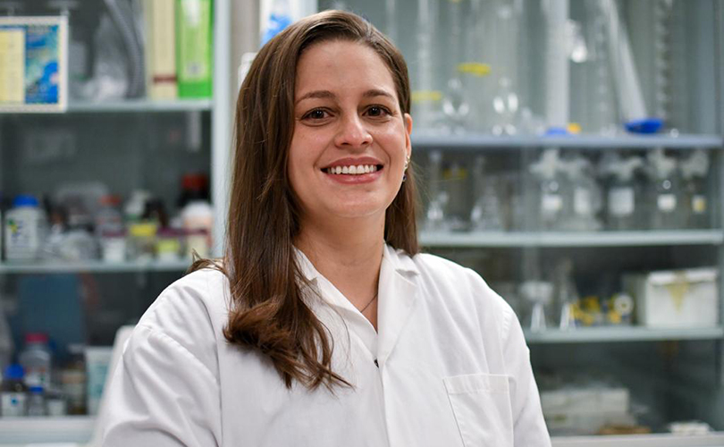 Laísa Peixoto Ramos est candidate au doctorat en océanographie. (Photo : Stéphane Lizotte)