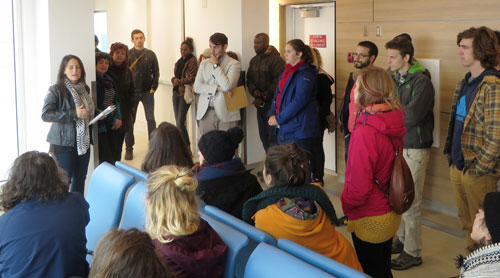 Visite de la gare fluviale de Matane.