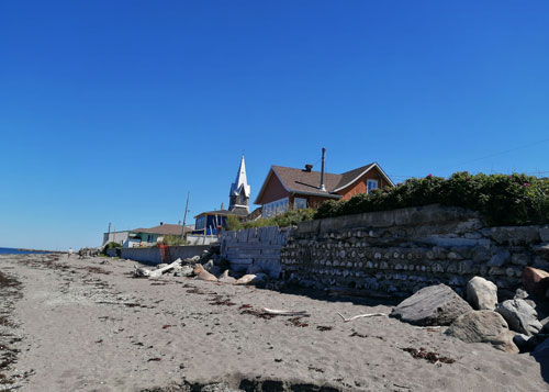 Mesures de protection à Baie-des-Sables. (Photo : Guillaume Marie)