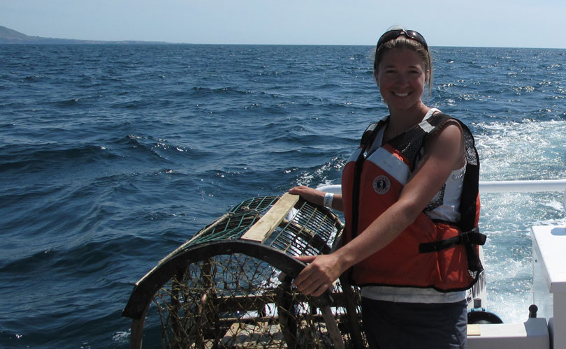 Émilie Simard est étudiante à la maîtrise en océanographie.