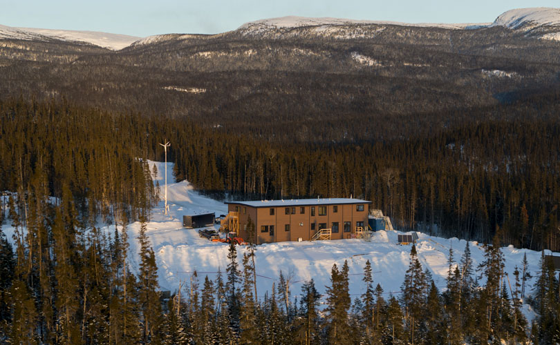 La Station Uapishka est la seule station de recherche sur les études nordiques en activité sur la Côte-Nord. (Photo : Striking Balance)