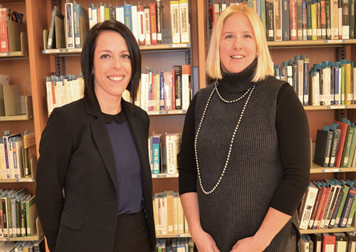 Les professeures Marie-Hélène Morin (UQAR) et Christiane Bergeron-Leclerc  (UQAC).