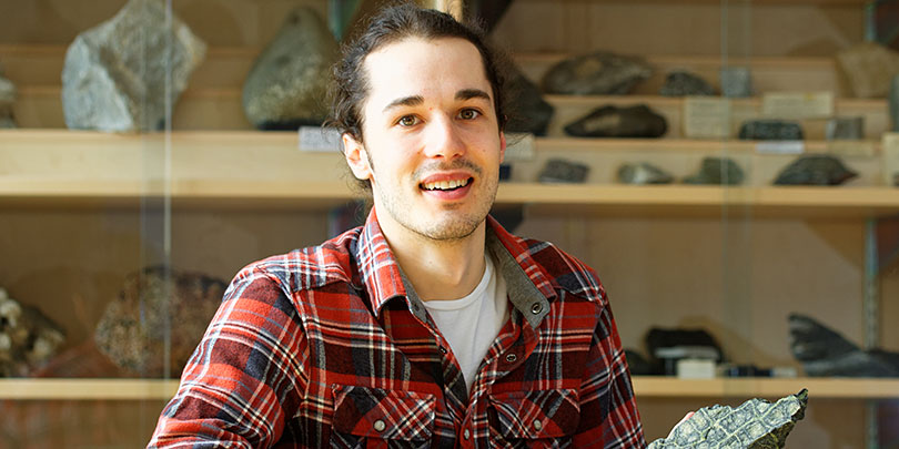 Étienne Gariépy-Girouard, étudiant en géographie à l’UQAR, campus de Rimouski